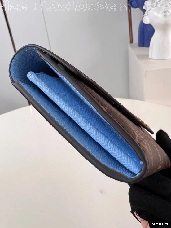 WIS Vuitton Louis WALLET-19*10.5*2cm SARAH 0804